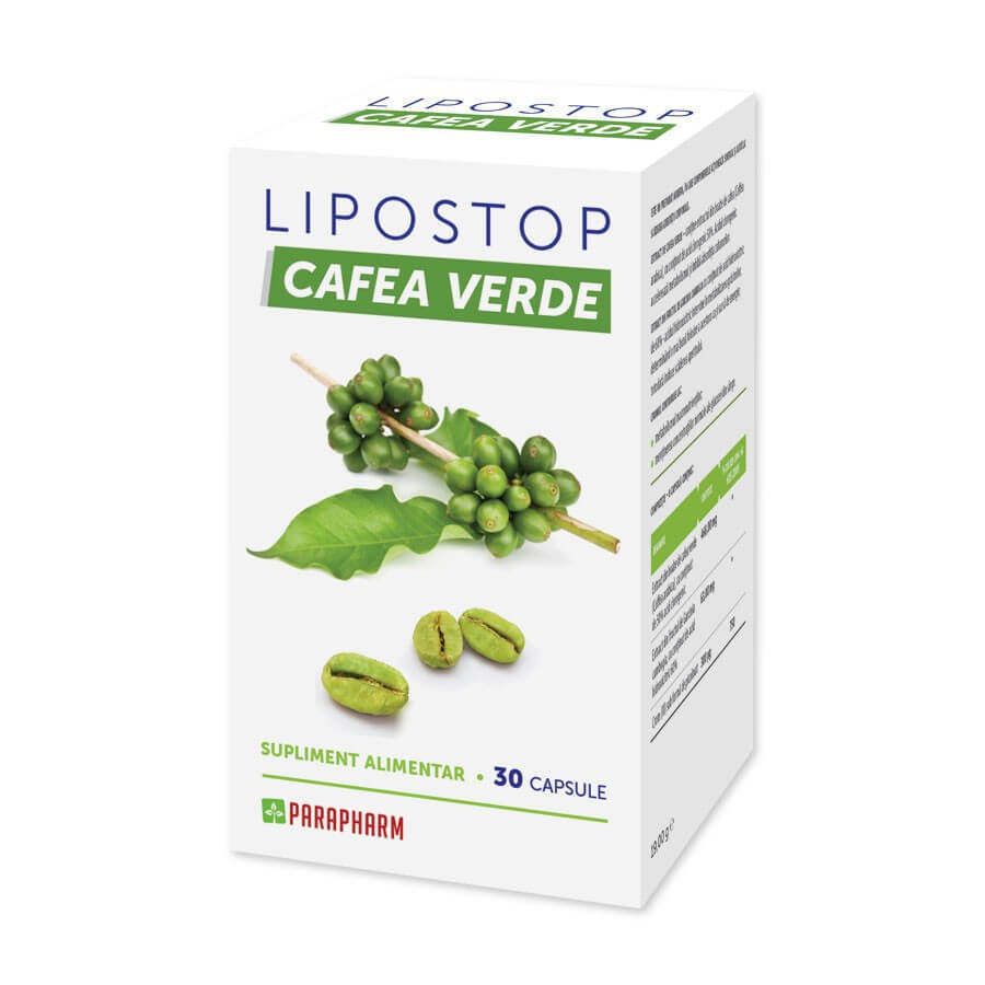 Lipostop Café Verde, 30 cápsulas, Parapharm