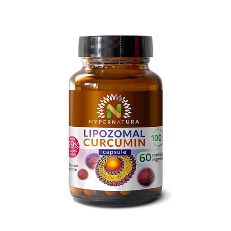 Lipozomales Curcumin 95%, 60 vegetarische Kapseln, Hypernatura