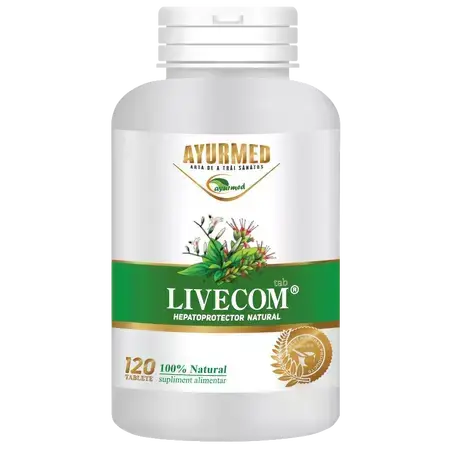 Livecom, 120 tabletten, Ayurmed