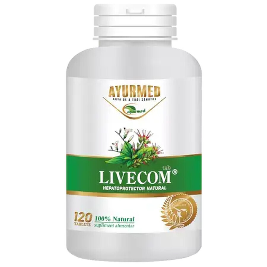 Livecom, 120 tablete, Ayurmed