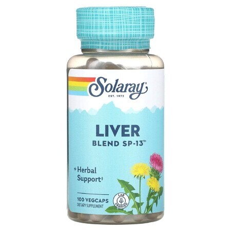 Liver Blend Solaray, 100 capsule, Secom