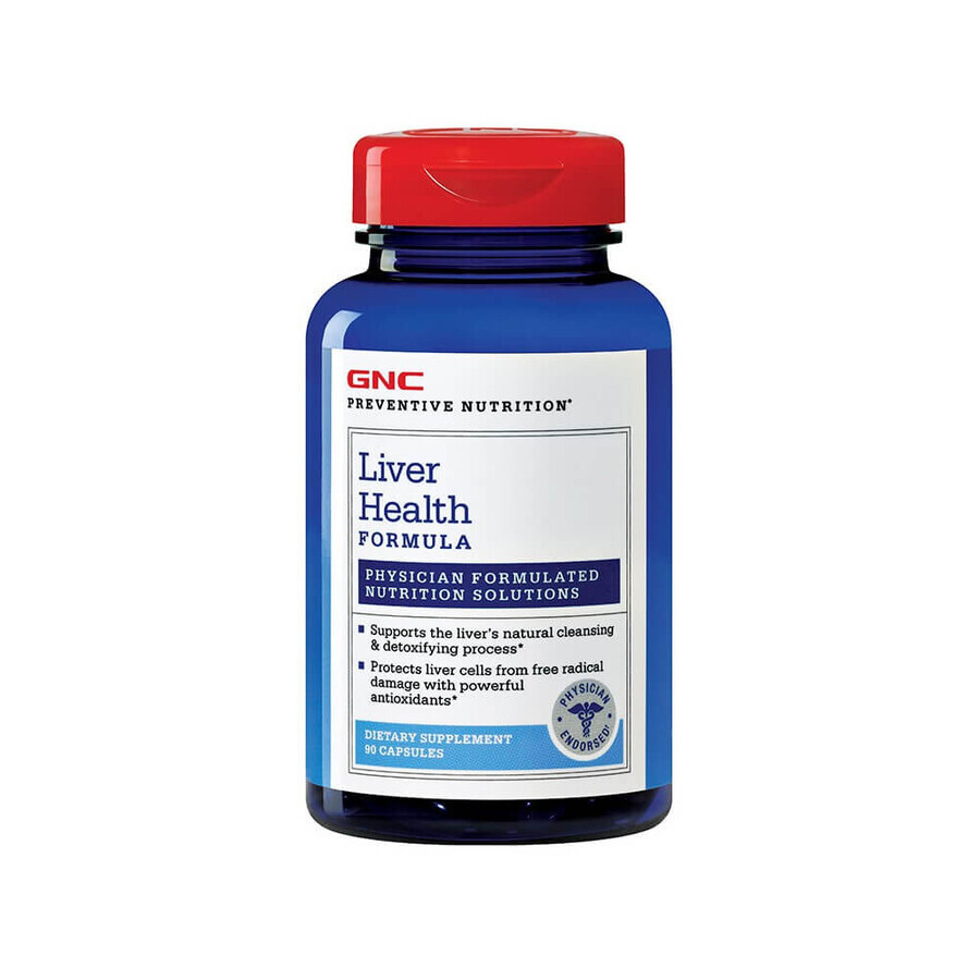 Liver Health Preventive Nutrition Formula (714312), 90 cápsulas, GNC