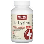 L-Lisina 500mg Jarrow Formulas, 100 cápsulas, Secom