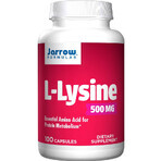 L-Lisina 500mg Jarrow Formulas, 100 cápsulas, Secom