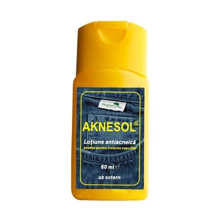 Aknesol loción antiacné, 60 ml, Transvital