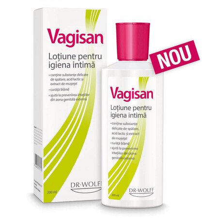 Vagisan loción para la higiene íntima, 200 ml, Dr. Wolff