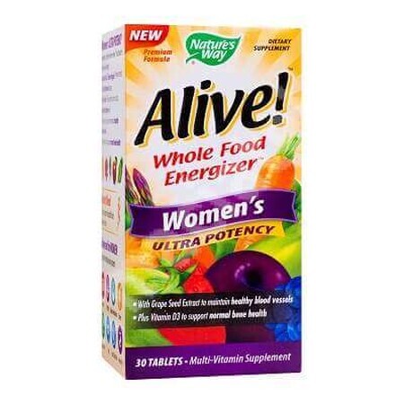 Alive Once Daily Women Ultra Nature's Way, 30 comprimido, Secom