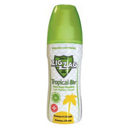 Lozione corpo contro le zanzare Geranio Tropicale, 100 ml, Zig Zag