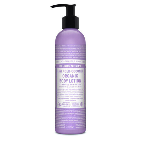 Lichaams- en handlotion met lavendel en kokosnoot, 240 ml, Dr. Bronner's