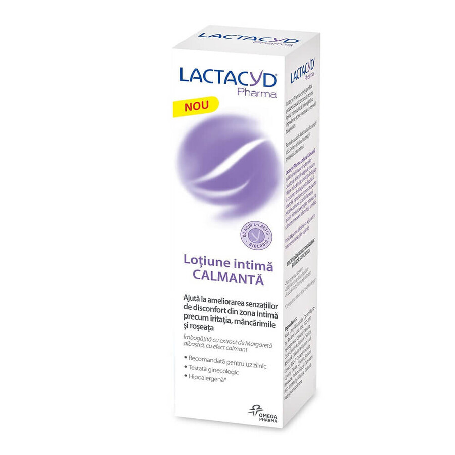 Loción íntima calmante Lactacyd, 250 ml, Perrigo