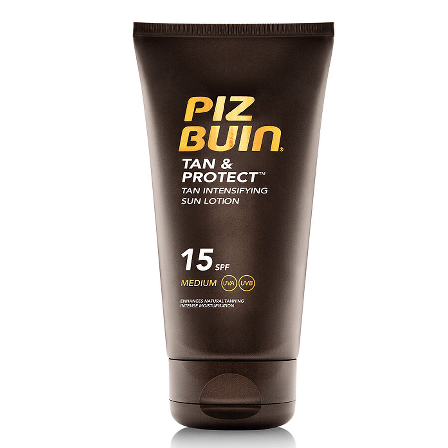 Versnelde bruiningslotion SPF 15 Tan &amp; Protect, 150 ml, Piz Buin