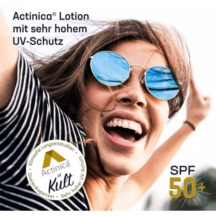 Loción solar con FPS 50+ Actinica, 80 g, Galderma