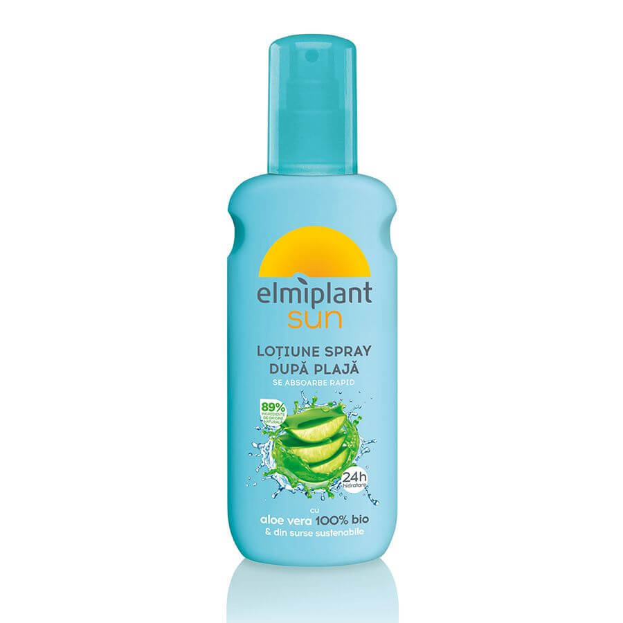 Lozione spray calmante dopo la spiaggia Sun, 200 ml, Elmiplant