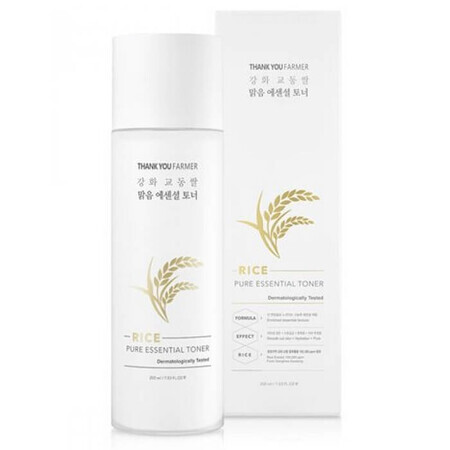 Lotion tonique au riz pur, 200 ml, Thank You Farmer