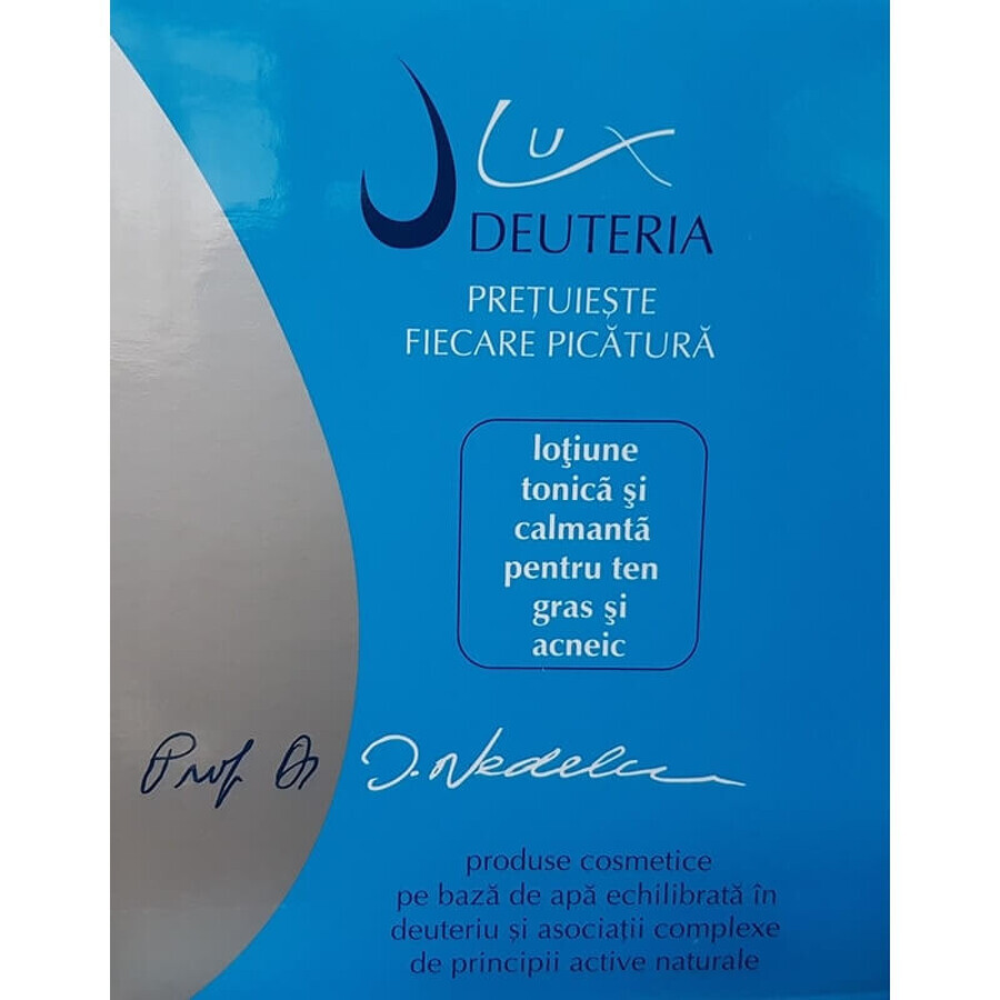 Lotiune tonica si calmanta pentru ten gras si acneic, 150 ml, Deuteria Cosmetics