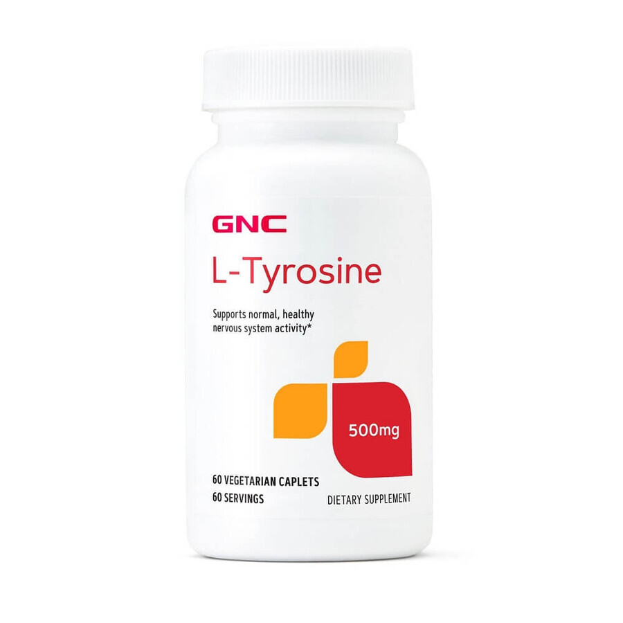 L-Tyrosin 500 mg (031716), 60 Tabletten, GNC