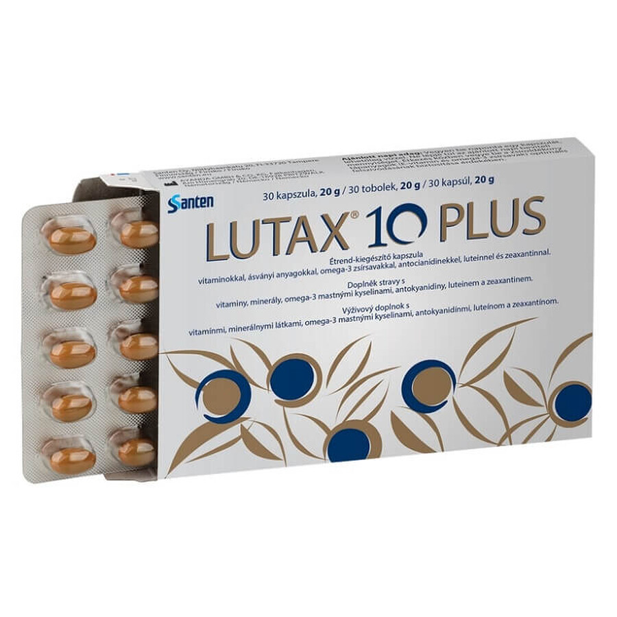 Lutax 10 Plus, 30 Kapseln, Santen