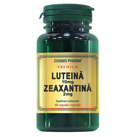 Luteína 10mg Zeaxantina 2mg, 60 cápsulas, Cosmopharm