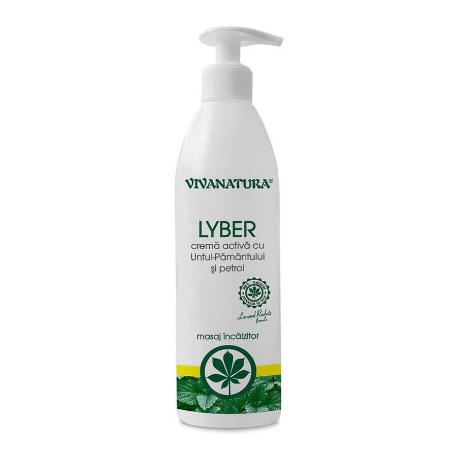 Crema activa Lyber con manteca y aceite de la tierra, 500 ml, Vivanatura