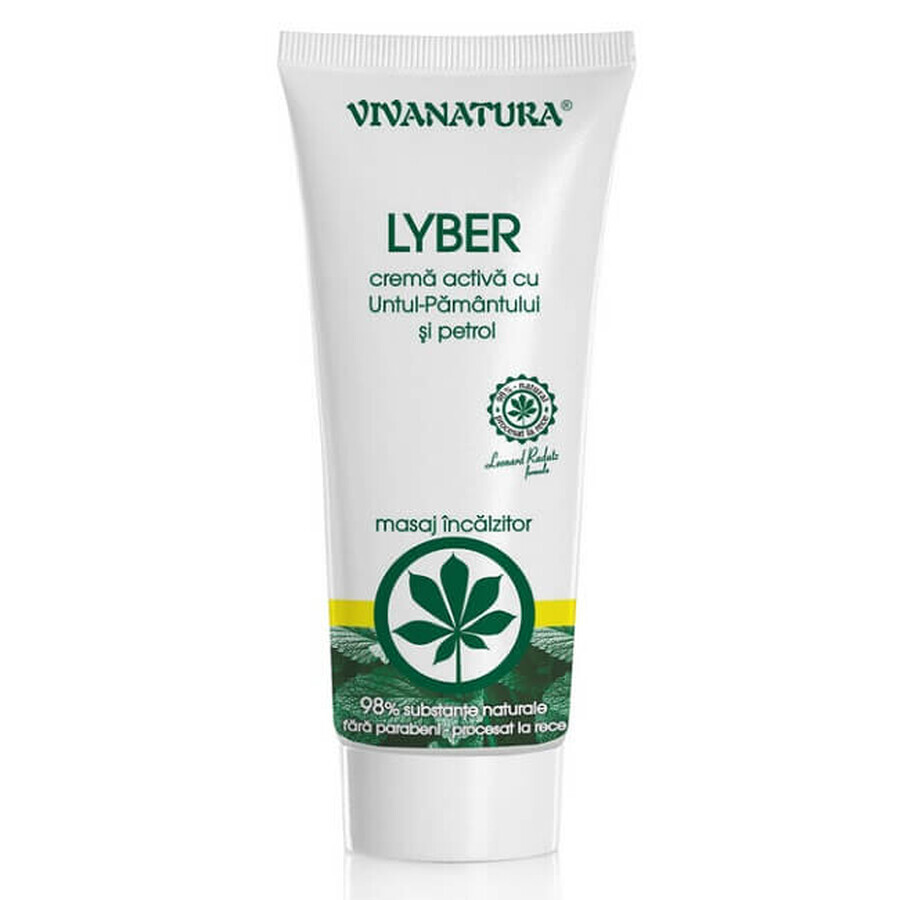 Lyber crema activa con aceite de tierra y aceite, 75 ml, Vivanatura