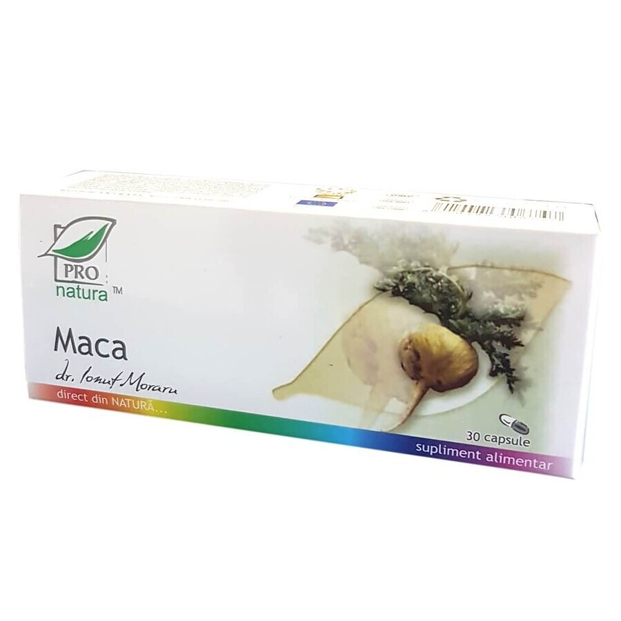 Maca, 30 cápsulas, Pro Natura