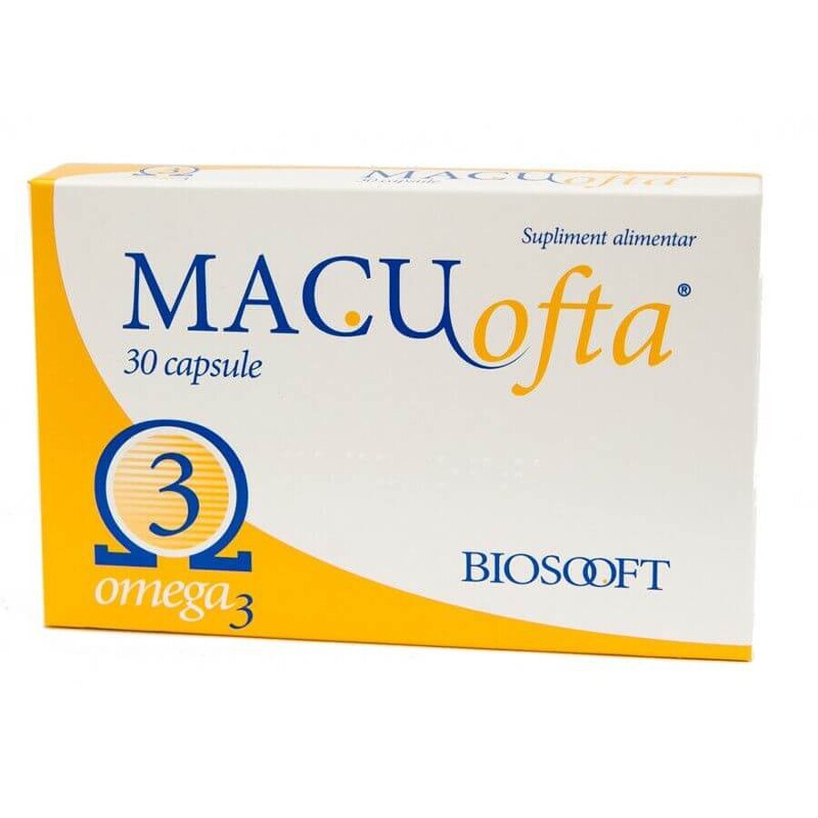 Macuofta, 30 cápsulas, Biosooft