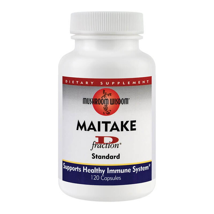 Maitake D-fraction Mushroom Wisdom, 120 capsule, Secom