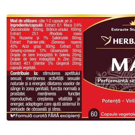 Man Zen Forte, 60 kapsułek, Herbagetica: ceny i cechy