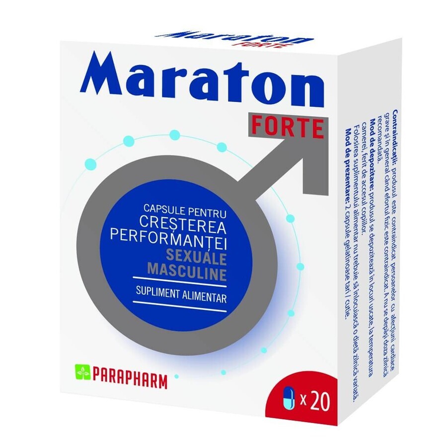 Maraton Forte, 20 cápsulas, Parapharm