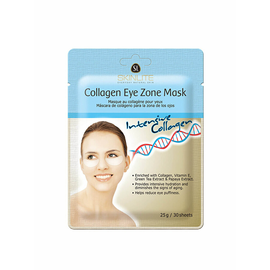 Masque au collagène pour le contour des yeux, 30 pièces, Skinlite