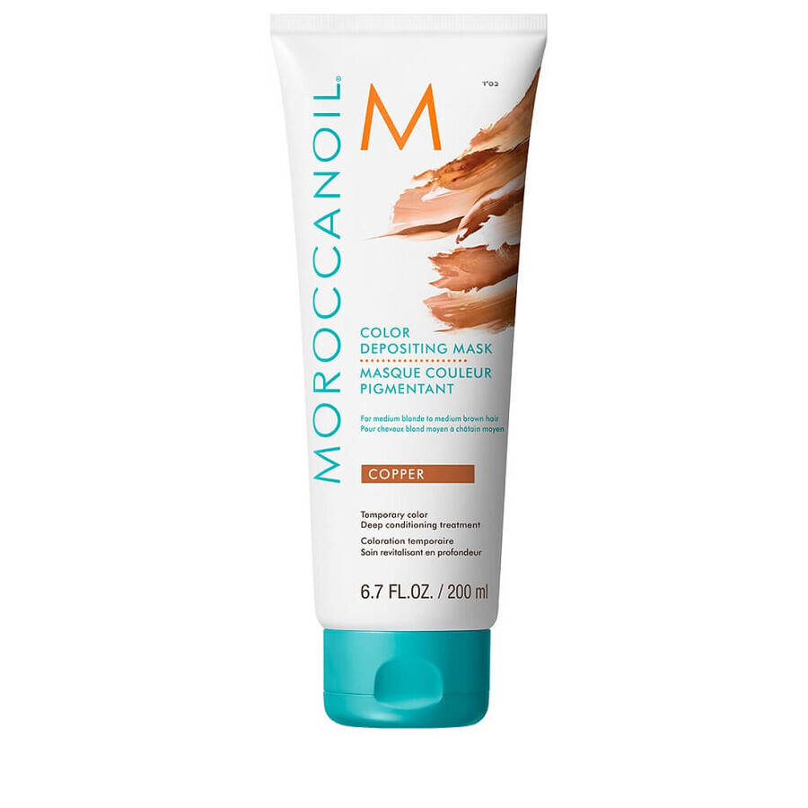 Masque colorant pour cheveux CUIVRE, 200 ml, Moroccanoil