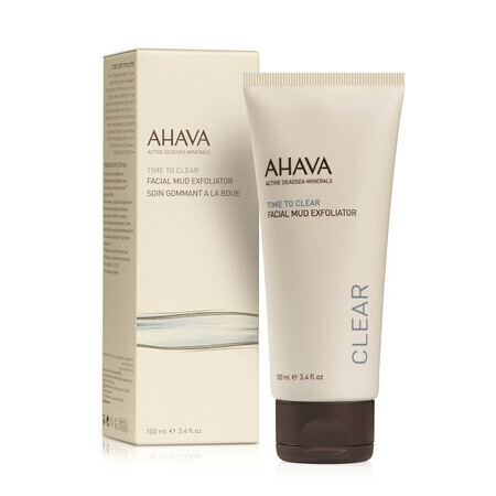 Maschera viso esfoliante Time to Clear 81415066, 100 ml, Ahava