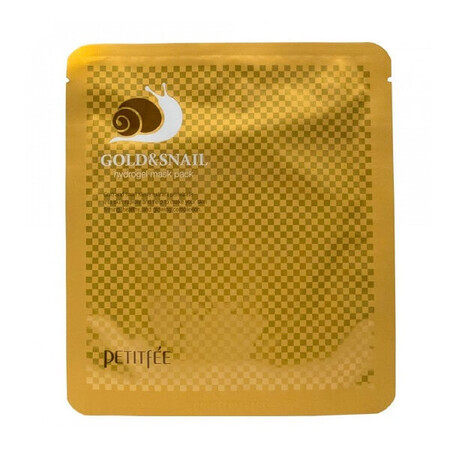 Maschera viso con Hydrogel Mask oro e lumaca, 30 g, Petitfee