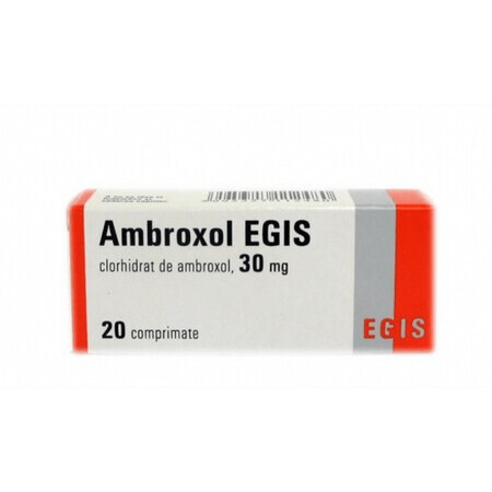 Ambroxol, 20 tablets, Egis Pharmaceutical