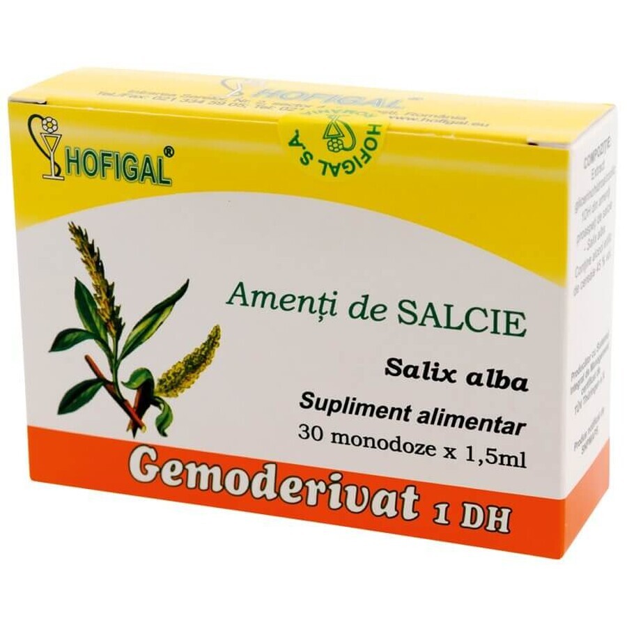 Amenți de Salcie Gemoderivat, 30 monodoze, Hofigal