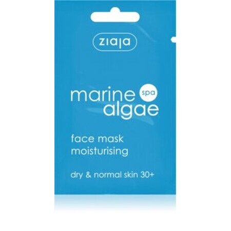 Masca gel de fata hidratanta pentru ten normal uscat cu alge marine, 7 ml, Ziaja