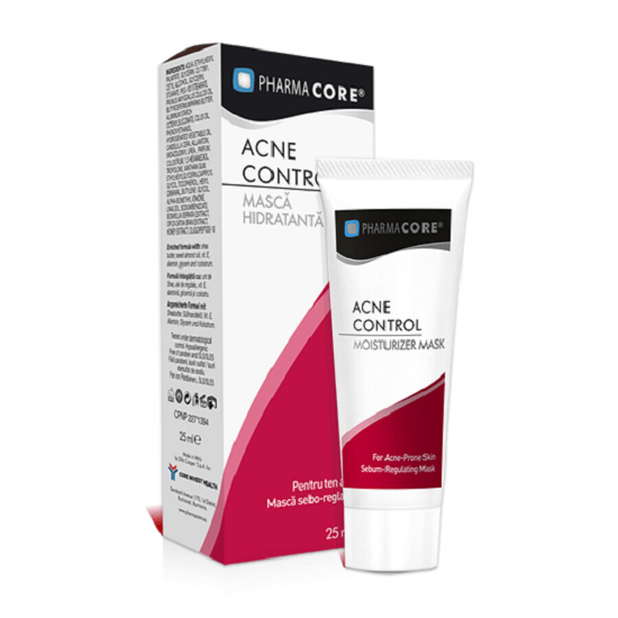 Mascarilla hidratante Acne Control, 25 ml, Pharmacore