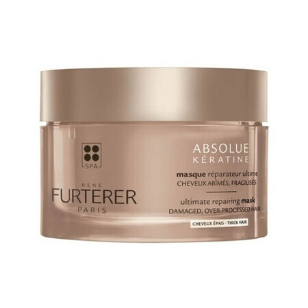 Regenererend masker voor haar met een dikke structuur Absolue Keratine, 200 ml, Rene Furterer