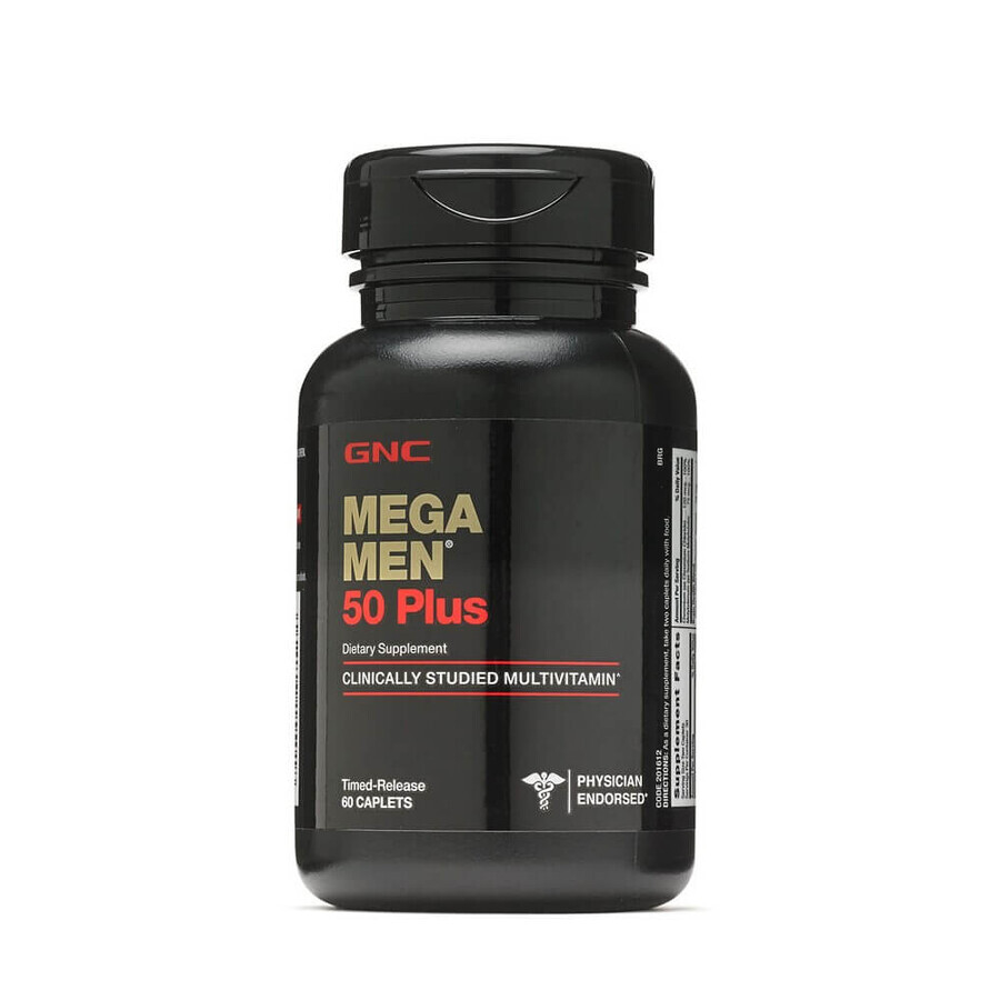 Mega Men 50 Plus (201612), 60 comprimidos, GNC