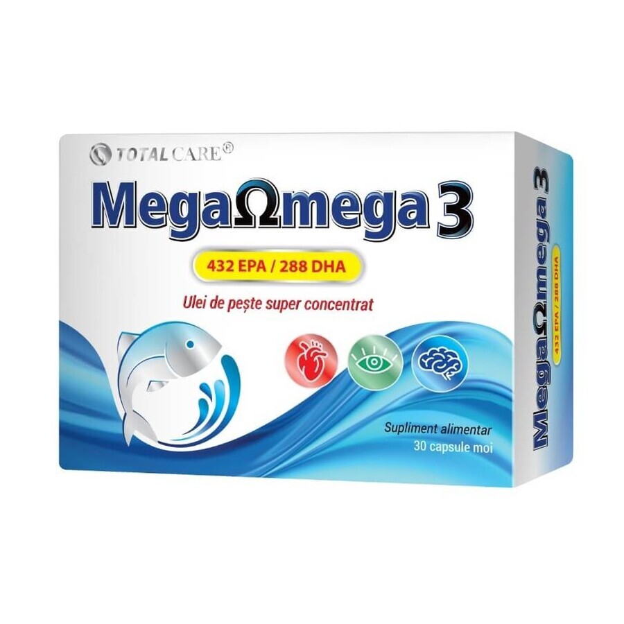 Mega Omega 3, 30 cápsulas blandas, Cosmopharm