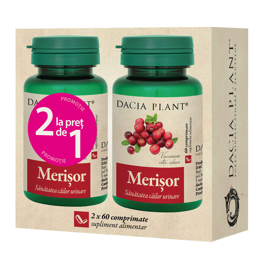 Merisor, 60 tabletten, 1+1, Dacia Plant