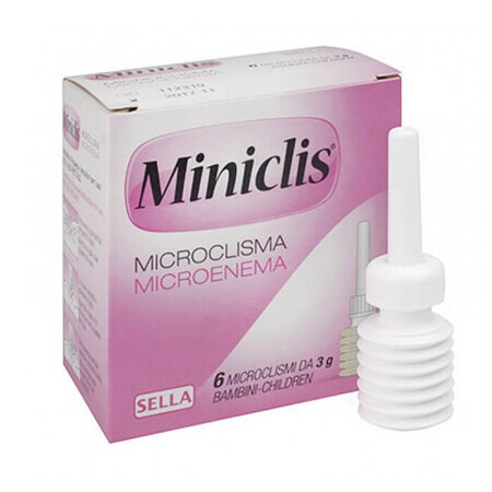 Micro Enema Mikroklistier für Kinder, 6 Fläschchen, Amc Pharma Solutions