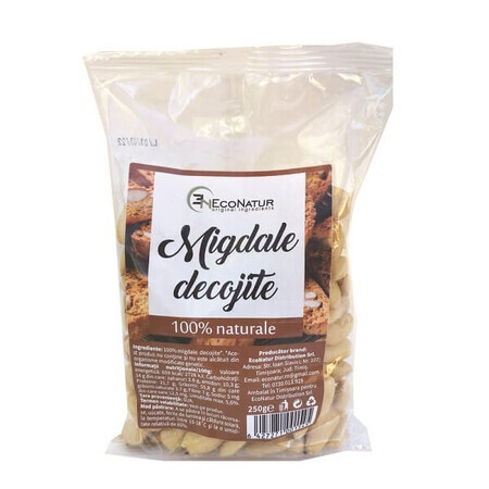 Mandorle pelate crude, 250 g, Econatur