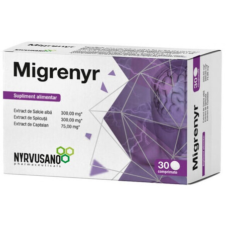 Migrenyr, 30 tabletten, Nyrvusano