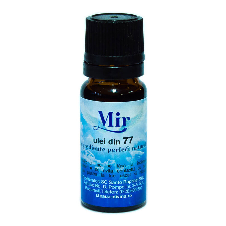 Mirra, olio di 77 ingredienti naturali, 10 ml, Steaua Divina