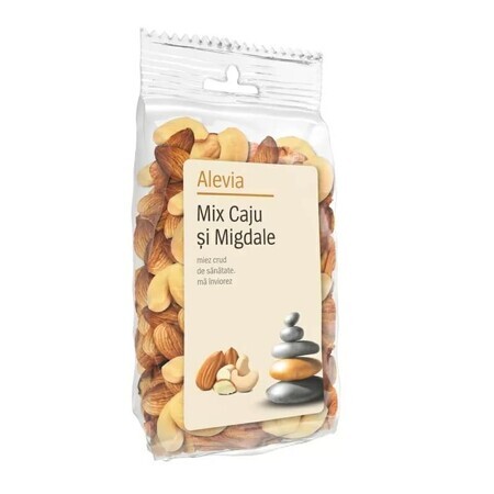 Mélange de noix de cajou et d'amandes, 130 g, Alevia