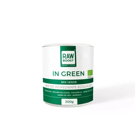 Mix verde ecologic In Green, 200 g, Rawboost Smart Food