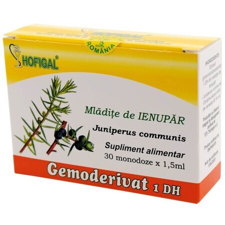 Juniper Buds Gemoderivat, 30 monodosis, Hofigal