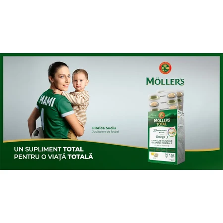 Mollers Total, 14 capsule + 14 comprimate, Möller’s 