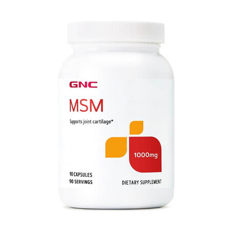 MSM 1000 mg (156221), 90 cápsulas, GNC